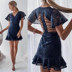 Two Sisters the Label ALEXIA DRESS - NAVY NEW